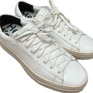 P448 White Leather Women's Sneakers
